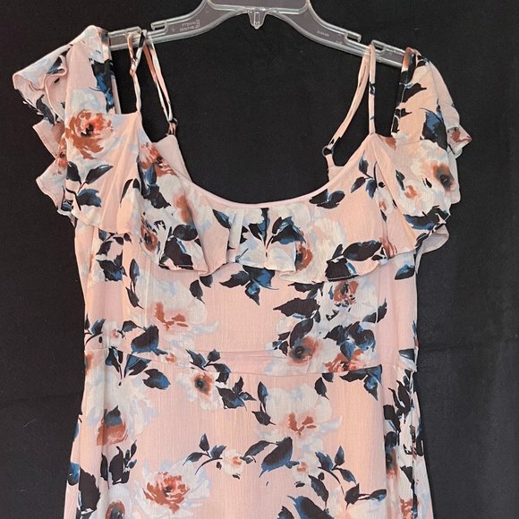 “Gypsies & Moondust’ Dresses & Skirts - “Gypsies & Moondust’ Floral Adjustable Spaghetti Strap/Cap Sleeve Dress Size XL